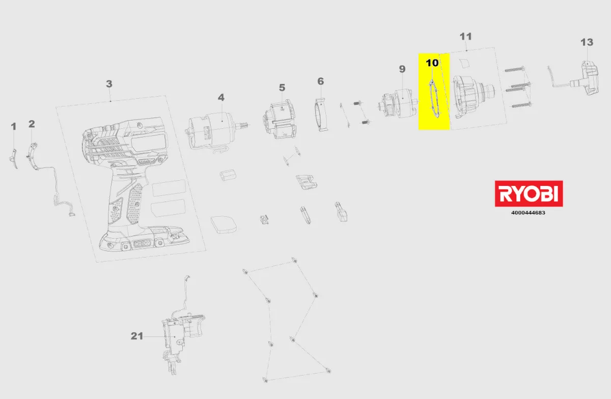 joint réf. 5131033756 Ryobi